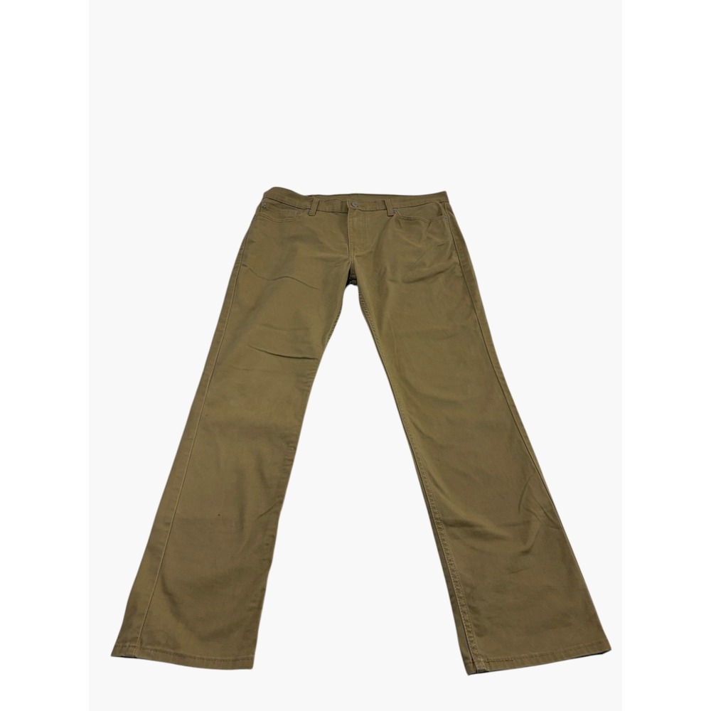 Levi Strauss Pants Mens 36x30 Khaki Tan All Seasons Tech WaterLess Straight Leg
